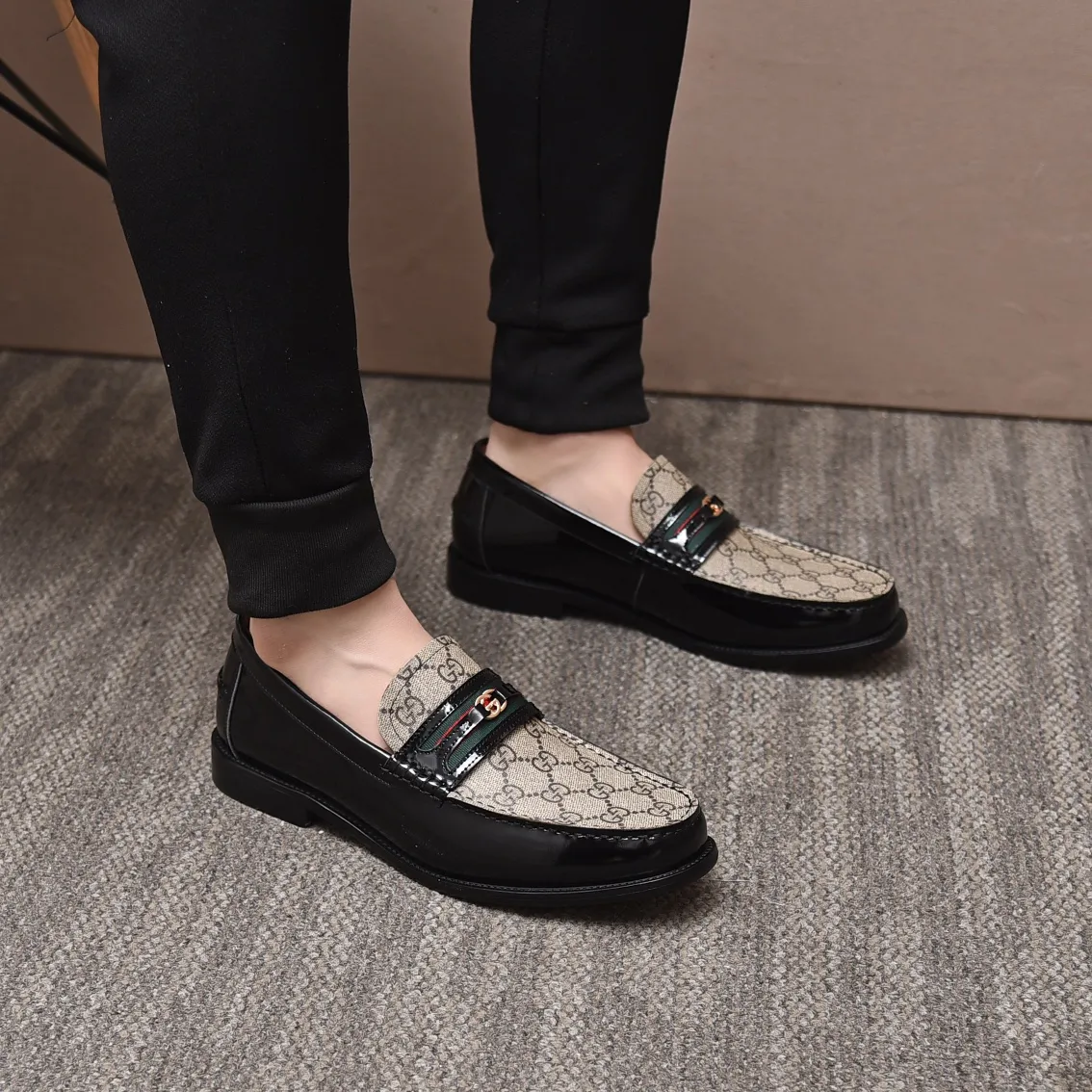 Men's shoes 💰580 📛📛Original (water-dyed cow lining) Gucci GUCCI official website formal shoes 🌀 Italian 🇮🇹 imported cowhide ➕ top imported water-dyed cowhide lining 💋 fine handmade original bottom, the real thing looks better when photographed in person Standard size 38-44